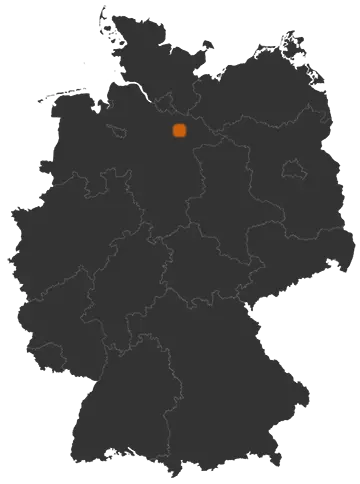 Barnstedt auf der Kreiskarte