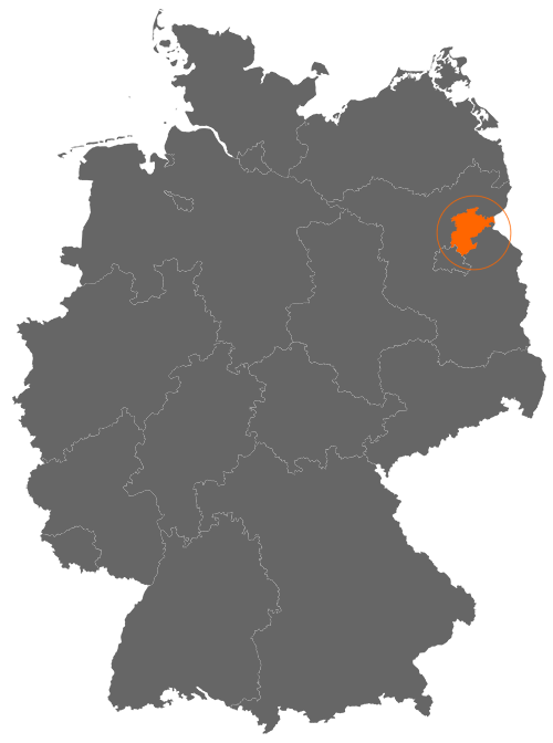 Landkreis Barnim auf der Deutschlandkarte