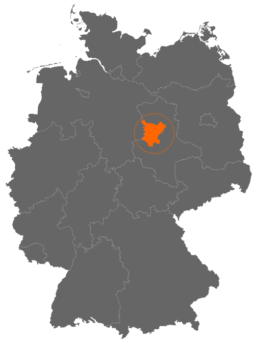 Landkreis Börde auf der Deutschlandkarte