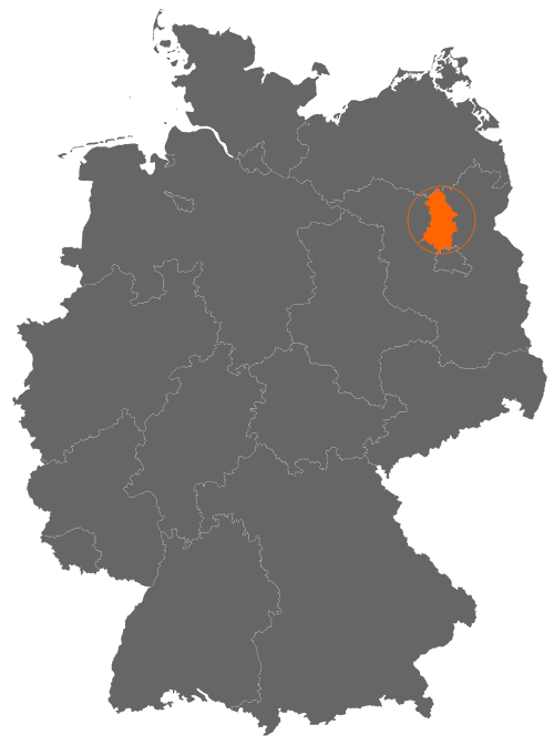 Landkreis Oberhavel auf der Deutschlandkarte