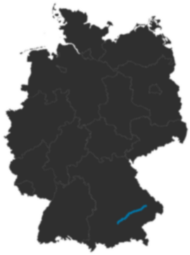 A92 auf der Deutschlandkarte