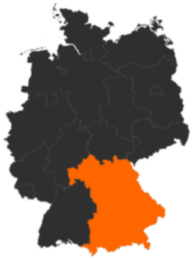 Bundesland Bayern In Deutschland Karte Und Alle Stadte Und Gemeinden Im Uberblick Deutschland Navigator