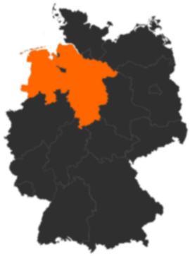Bundesland Niedersachsen In Deutschland Karte Und Alle Stadte Und Gemeinden Im Uberblick Deutschland Navigator