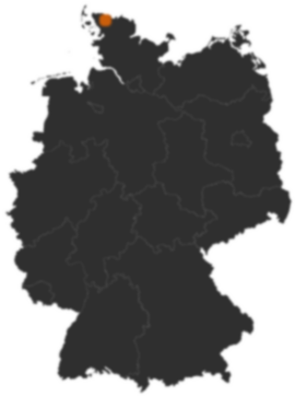 Deutschlandkarte: Wo ist Achtrup
