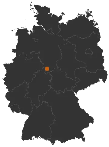 Deutschlandkarte: Wo ist Adelebsen