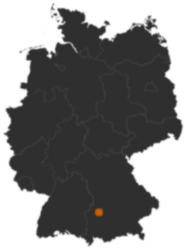 Deutschlandkarte: Wo ist Adelsried