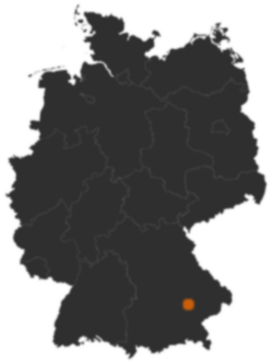 Deutschlandkarte: Wo ist Adlkofen