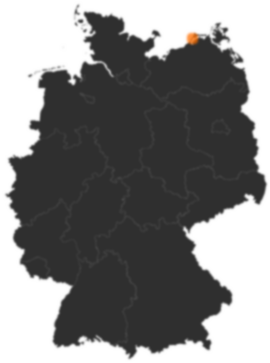 Deutschlandkarte: Wo ist Ahrenshoop