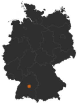 Deutschlandkarte: Wo ist Aichtal