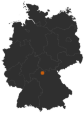 Deutschlandkarte: Wo ist Aidhausen