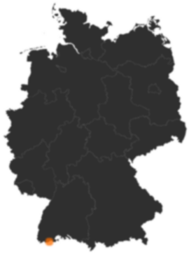 Deutschlandkarte: Wo ist Albbruck
