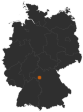 Deutschlandkarte: Wo ist Albertshofen