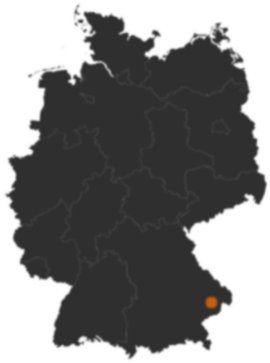 Deutschlandkarte: Wo ist Aldersbach