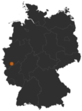 Deutschlandkarte: Wo ist Alfter