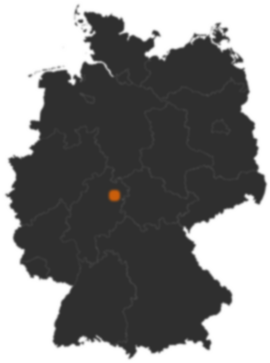 Deutschlandkarte: Wo ist Alheim