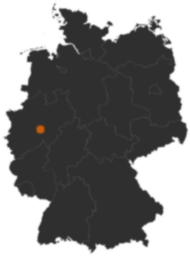 Deutschlandkarte: Wo ist Altena