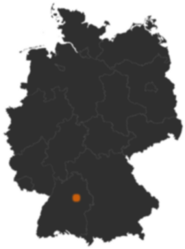 Deutschlandkarte: Wo ist Althütte