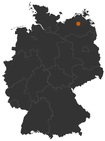 Deutschlandkarte: Wo ist Altkalen