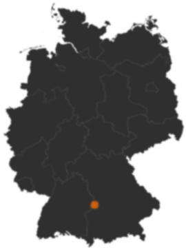 Deutschlandkarte: Wo ist Amerdingen
