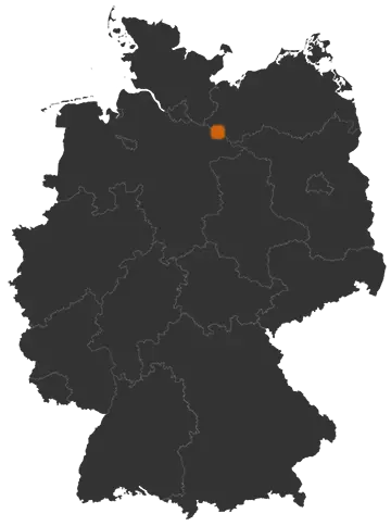 Deutschlandkarte: Wo ist Amt Neuhaus