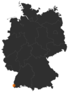 Deutschlandkarte: Wo ist Auggen