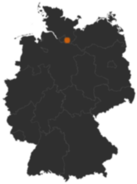 Deutschlandkarte: Wo ist Aumühle
