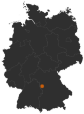 Deutschlandkarte: Wo ist Aurach