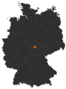 Deutschlandkarte: Wo ist Bad Langensalza