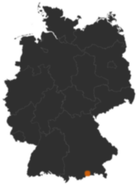 Deutschlandkarte: Wo ist Bad Wiessee