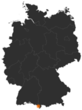 Deutschlandkarte: Wo ist Balderschwang