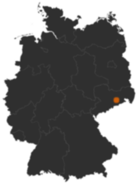Deutschlandkarte: Wo ist Bannewitz