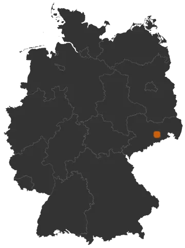 Deutschlandkarte: Wo ist Bannewitz