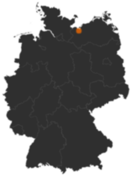 Deutschlandkarte: Wo ist Barnekow