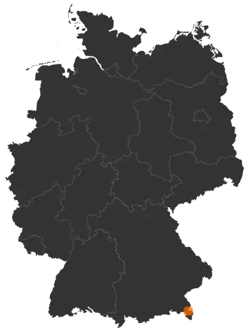 Bayerisch Gmain auf der Kreiskarte