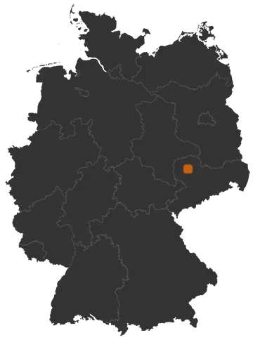 Bennewitz auf der Kreiskarte