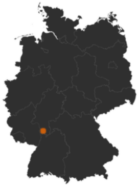 Deutschlandkarte: Wo ist Bensheim