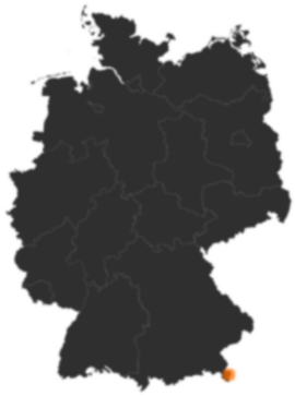 Deutschlandkarte: Wo ist Berchtesgaden