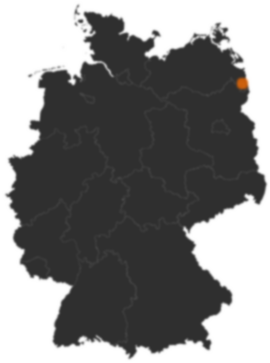 Deutschlandkarte: Wo ist Bergholz
