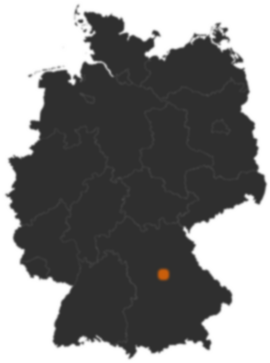 Deutschlandkarte: Wo ist Berngau