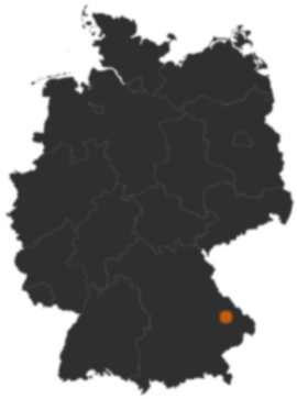 Deutschlandkarte: Wo ist Bernried