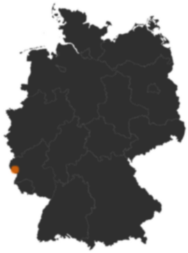 Deutschlandkarte: Wo ist Bettingen