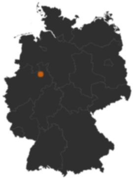 Karte: Wo liegt Bielefeld?