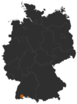 Deutschlandkarte: Wo ist Bonndorf im Schwarzwald