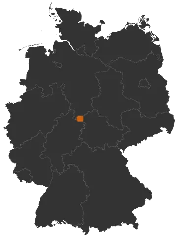 Deutschlandkarte: Wo ist Bornhagen