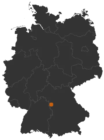 Deutschlandkarte: Wo ist Buch am Wald