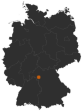 Deutschlandkarte: Wo ist Buchbrunn