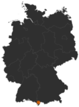 Deutschlandkarte: Wo ist Burgberg im Allgäu