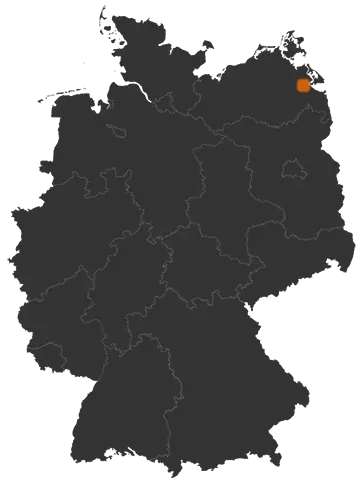 Deutschlandkarte: Wo ist Butzow