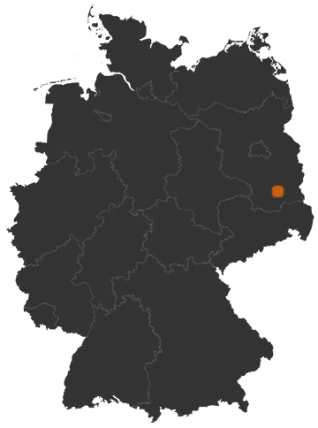 Deutschlandkarte: Wo ist Calau