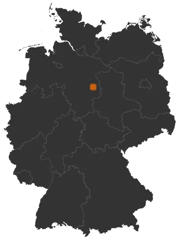 Calberlah auf der Kreiskarte